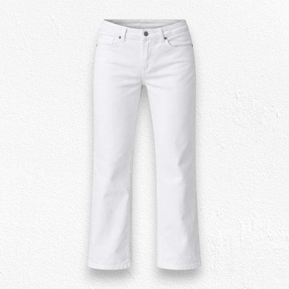 Levi's 311 White Shaping Skinny Capri Mid Rise Stretch Denim Jeans Size 28
